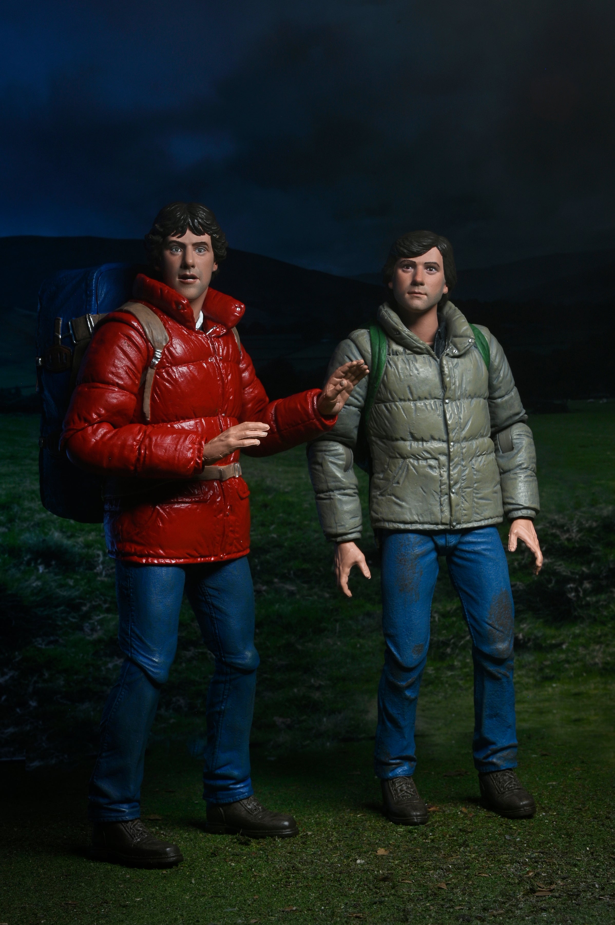 AN AMERICAN WEREWOLF IN LONDON - JACK AND DAVID 2 PACK - 7" SCALE ACTION FIGURES