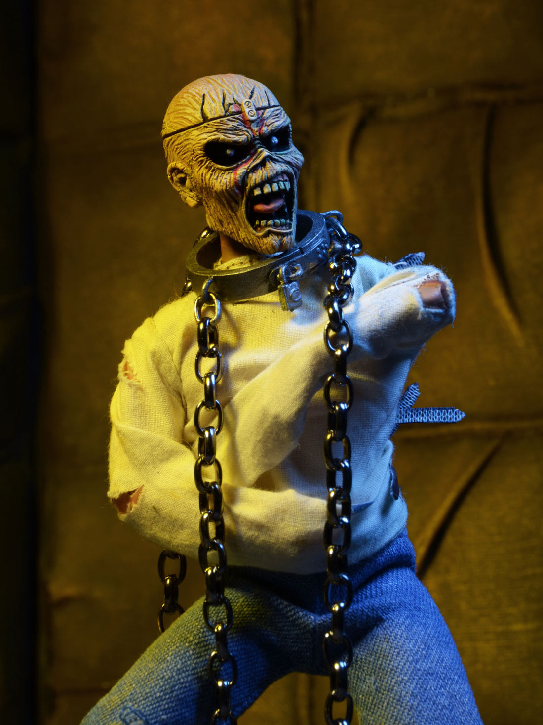 BUY IRON MAIDEN EDDIE - PIECE OF MIND ALBUM - 8" CLOTHED FIGURE | NECA ONLINE AU
