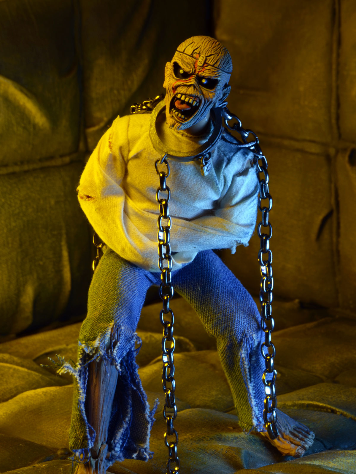 BUY IRON MAIDEN EDDIE - PIECE OF MIND ALBUM - 8" CLOTHED FIGURE | NECA ONLINE AU