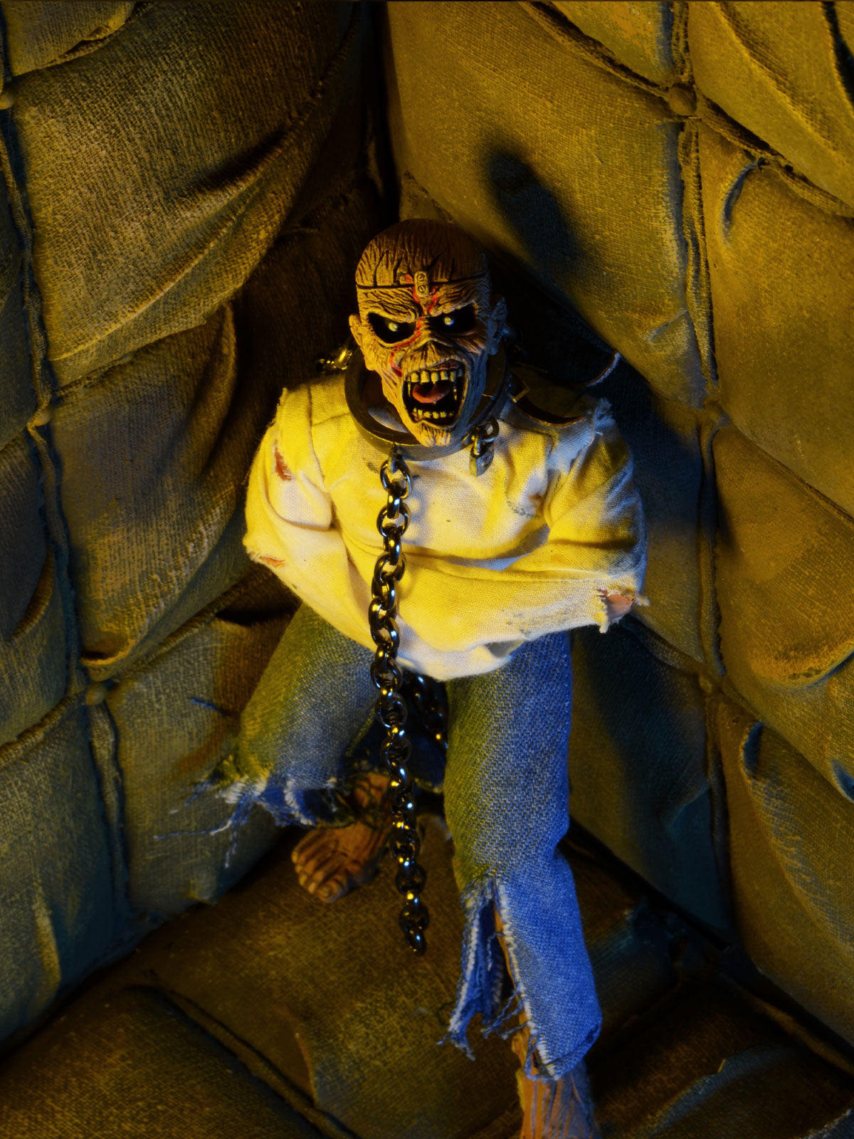 BUY IRON MAIDEN EDDIE - PIECE OF MIND ALBUM - 8" CLOTHED FIGURE | NECA ONLINE AU