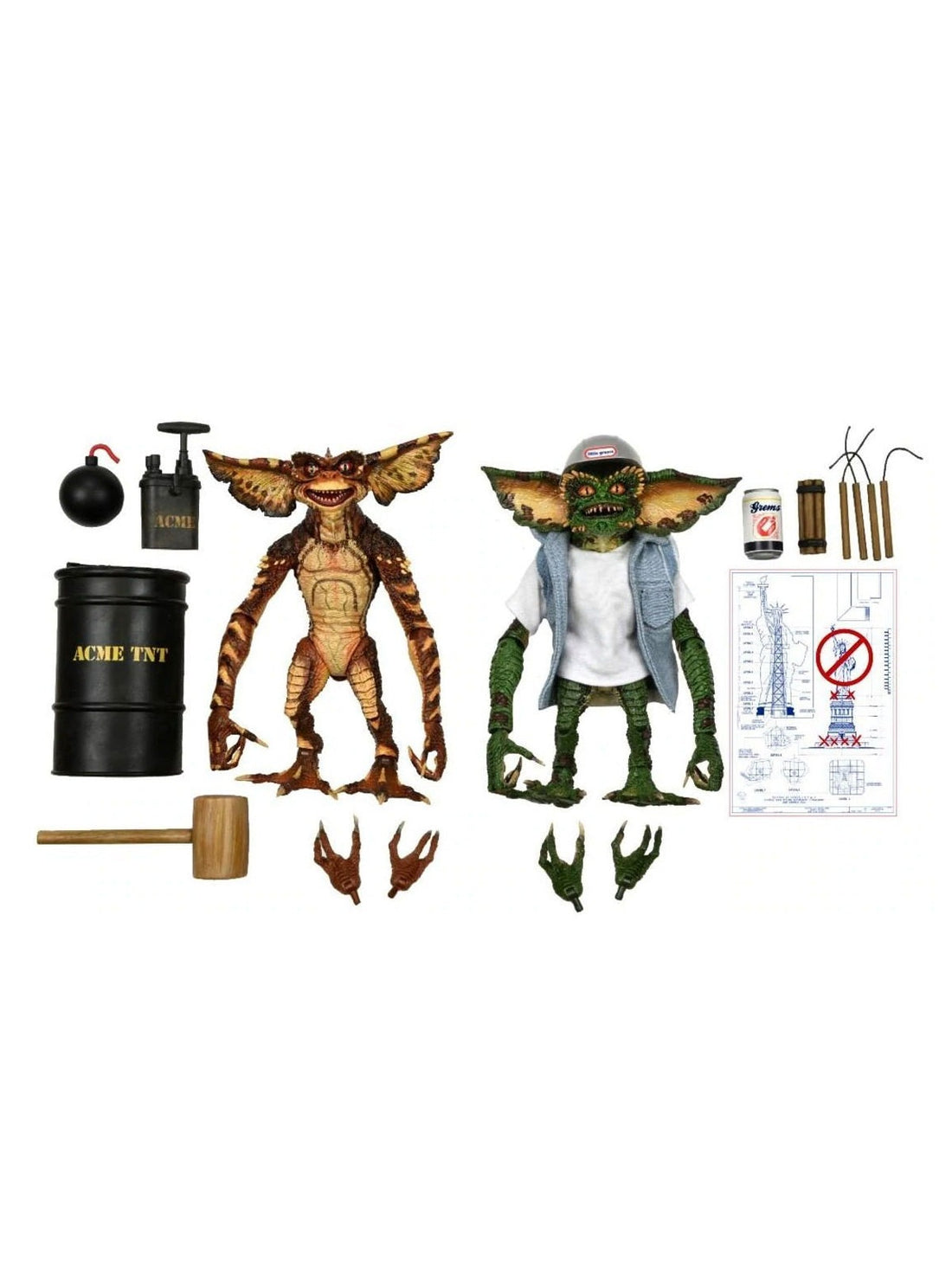 BUY GREMLINS - DEMOLITION GREMLIN ULTIMATE 2 PACK - 7" ACTION FIGURES | NECA ONLINE AU