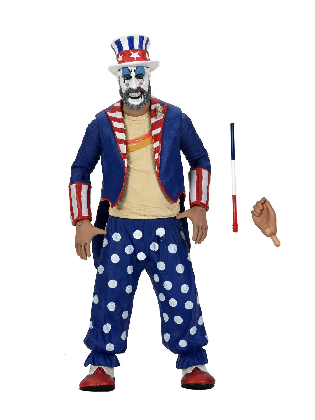 BUY NOW HOUSE OF 1000 CORPSES - CAPTAIN SPAULDING TAILCOAT 20TH ANNIVERSARY | NECA ONLINE