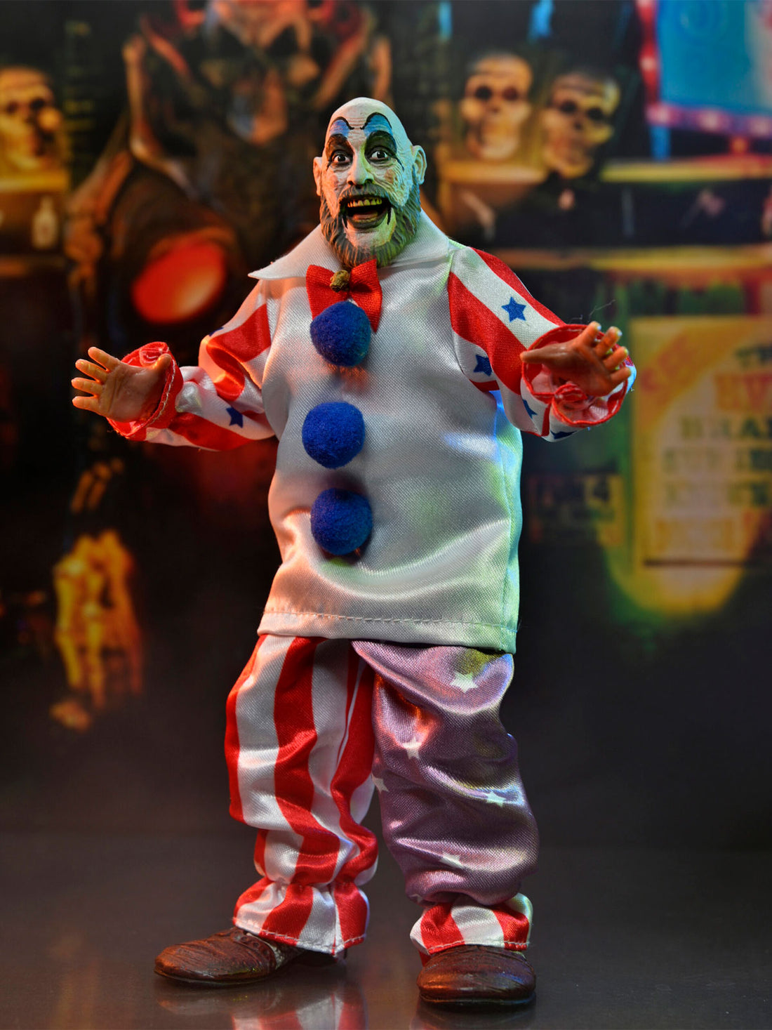 BUY HOUSE OF 1000 CORPSES - CAPTAIN SPAULDING 8" CLOTHED FIGURE | NECA ONLINE AU