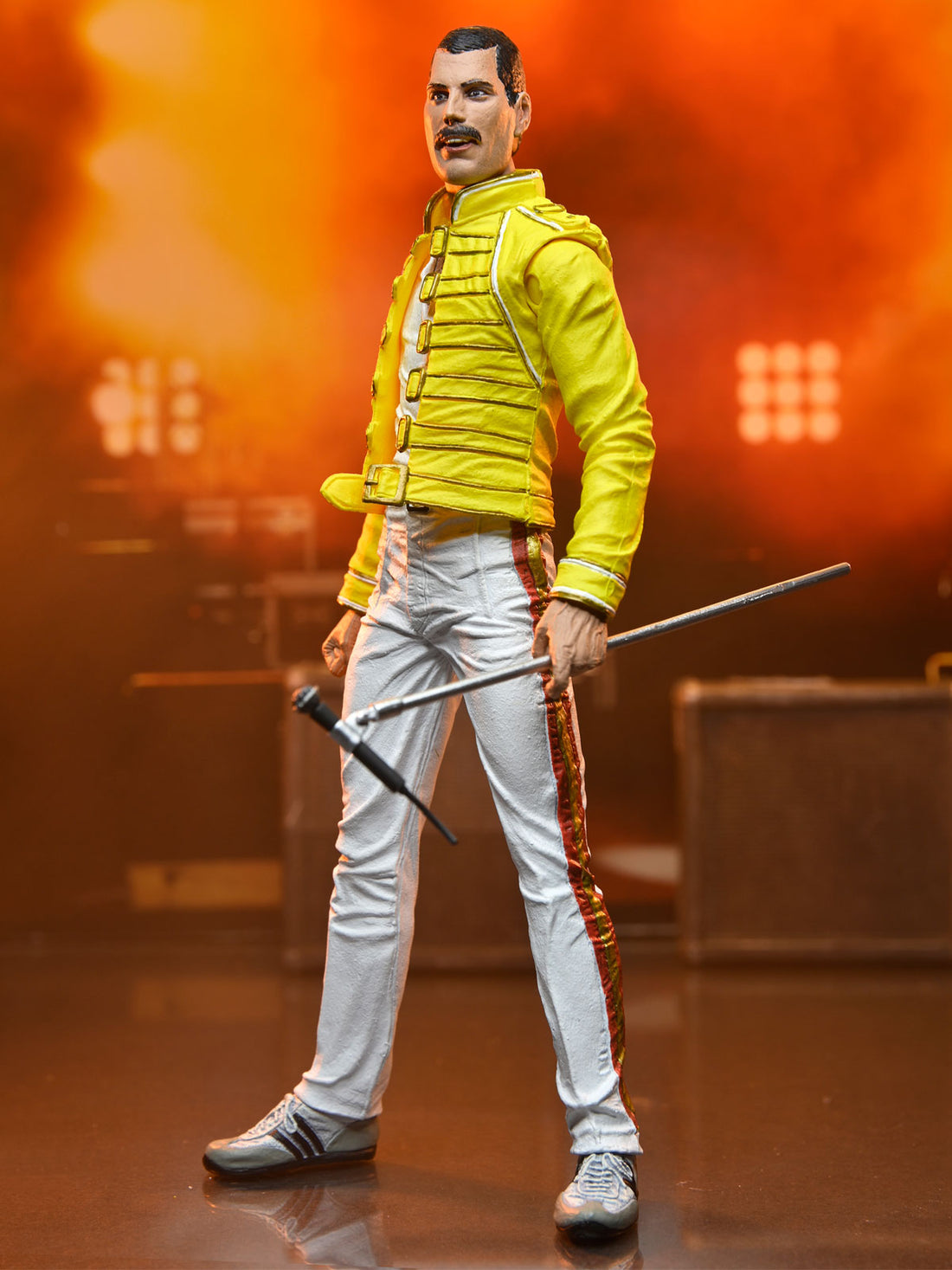BUY FREDDIE MERCURY (QUEEN) YELLOW JACKET - 8" CLOTHED ACTION FIGURE | NECA ONLINE AU