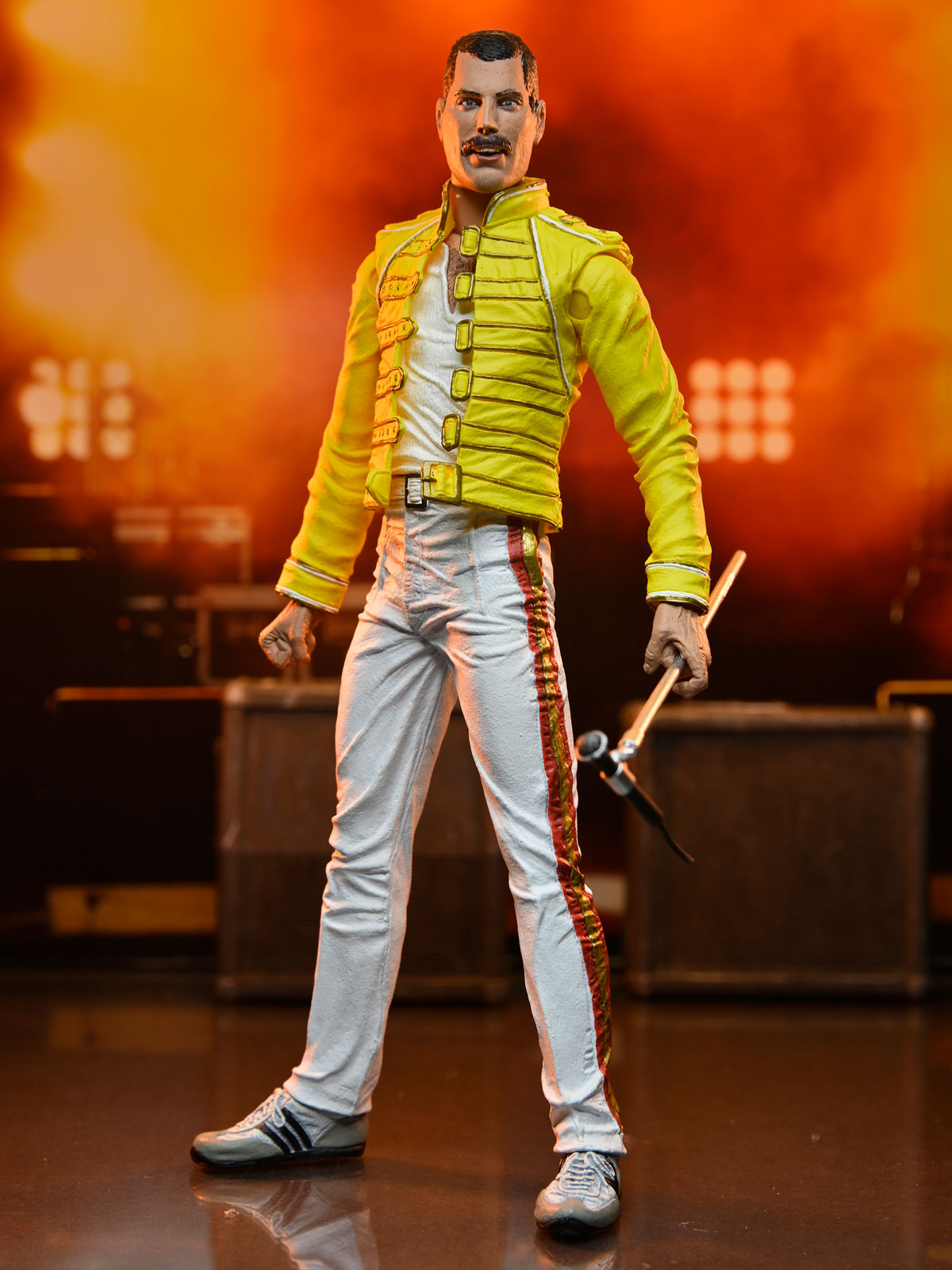 BUY FREDDIE MERCURY (QUEEN) YELLOW JACKET - 8" CLOTHED ACTION FIGURE | NECA ONLINE AU