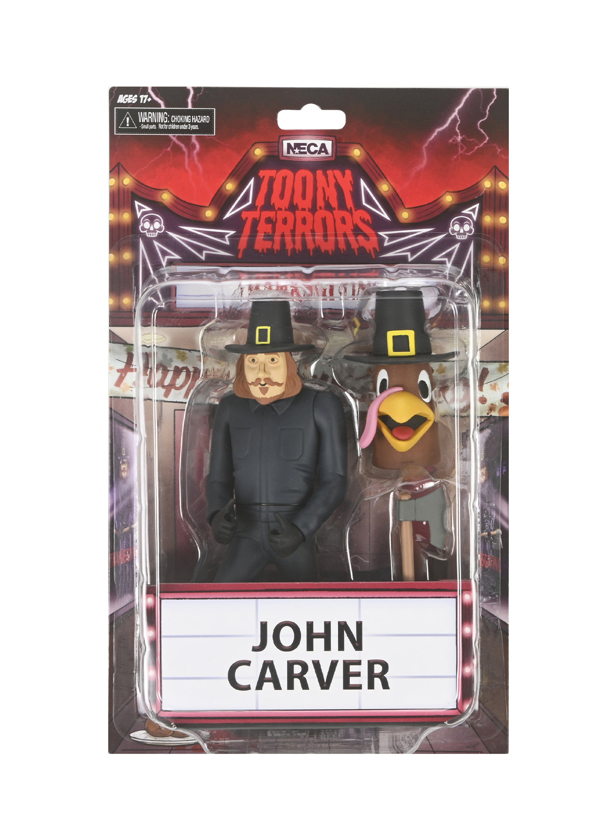 BUY NOW THANKSGIVING - JOHN CARVER TOONY TERRORS 6"SCALE ACTION FIGURE| NECA ONLINE