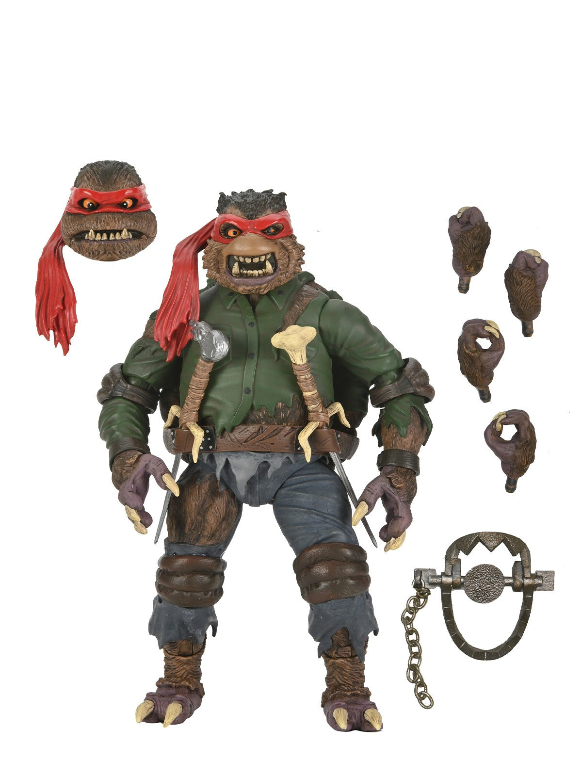 TMNT RAPHAEL AS THE WOLFMAN UNIVERSAL MONSTERS 7
