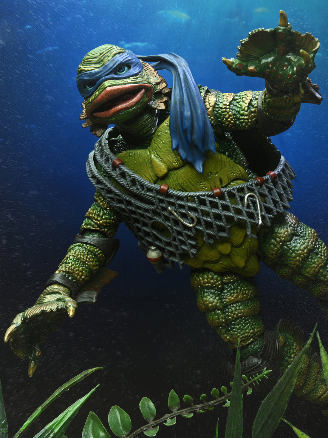 BUY NOW TMNT - LEONARDO AS THE CREATURE - UNIVERSAL MONSTERS 7" ACTION FIGURE | NECA ONLINE