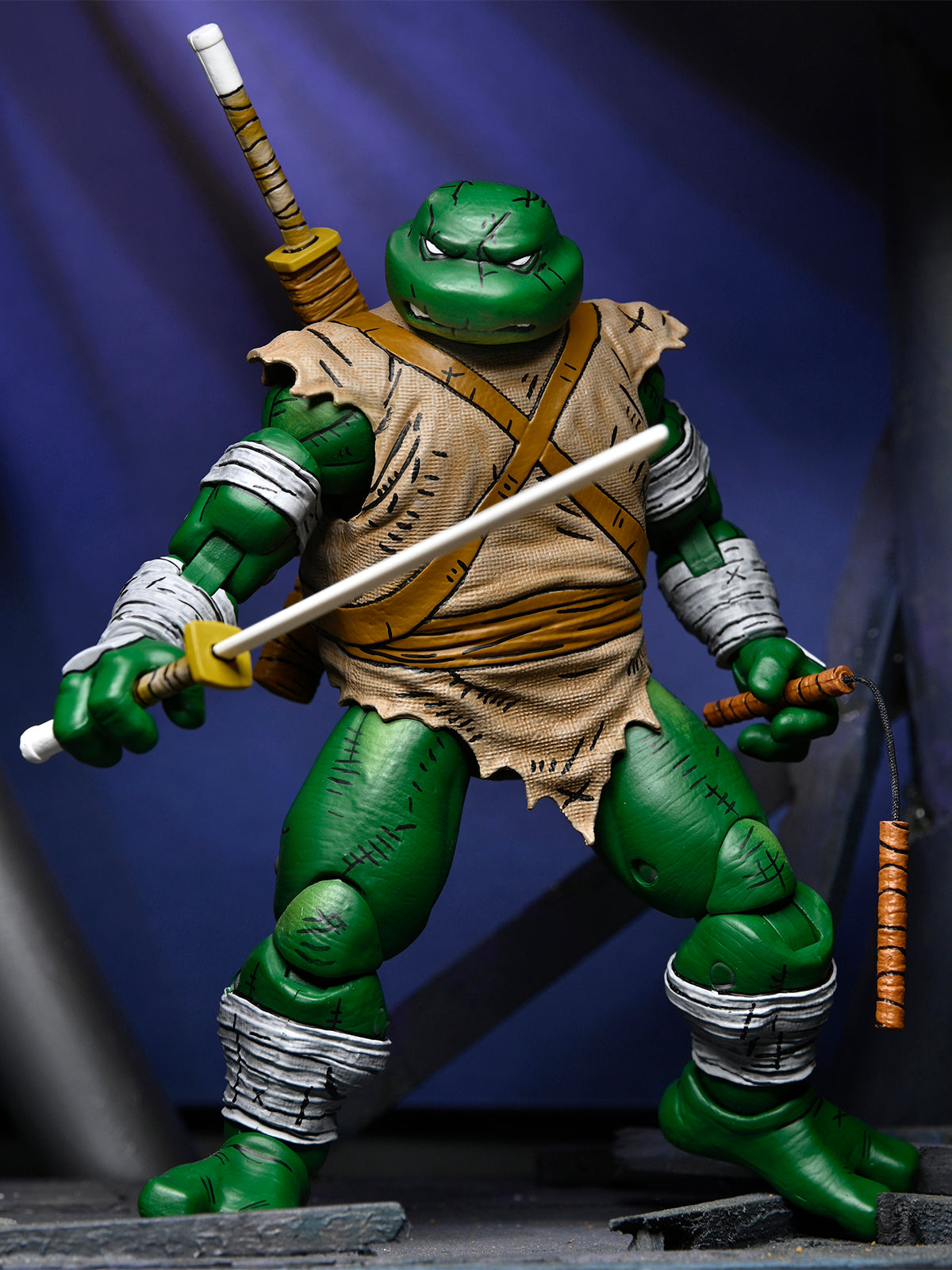 BUY NOW - TMNT - MICHELANGELO THE WANDERER (MIRAGE COMICS) - 7" ACTION FIGURE | NECA ONLINE