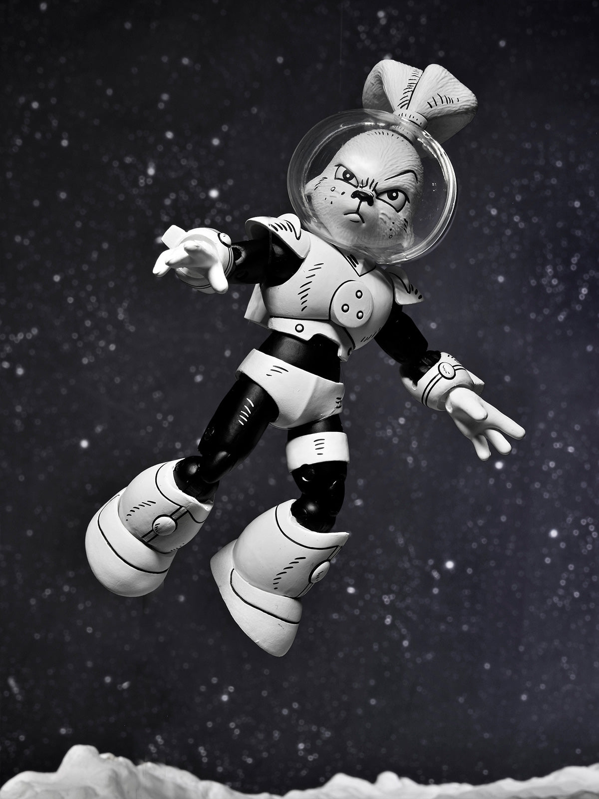 BUY NOW - SPACE USAGI YOJIMBO BLACK & WHITE - 7" SCALE ACTION FIGURE | NECAONLINE AU