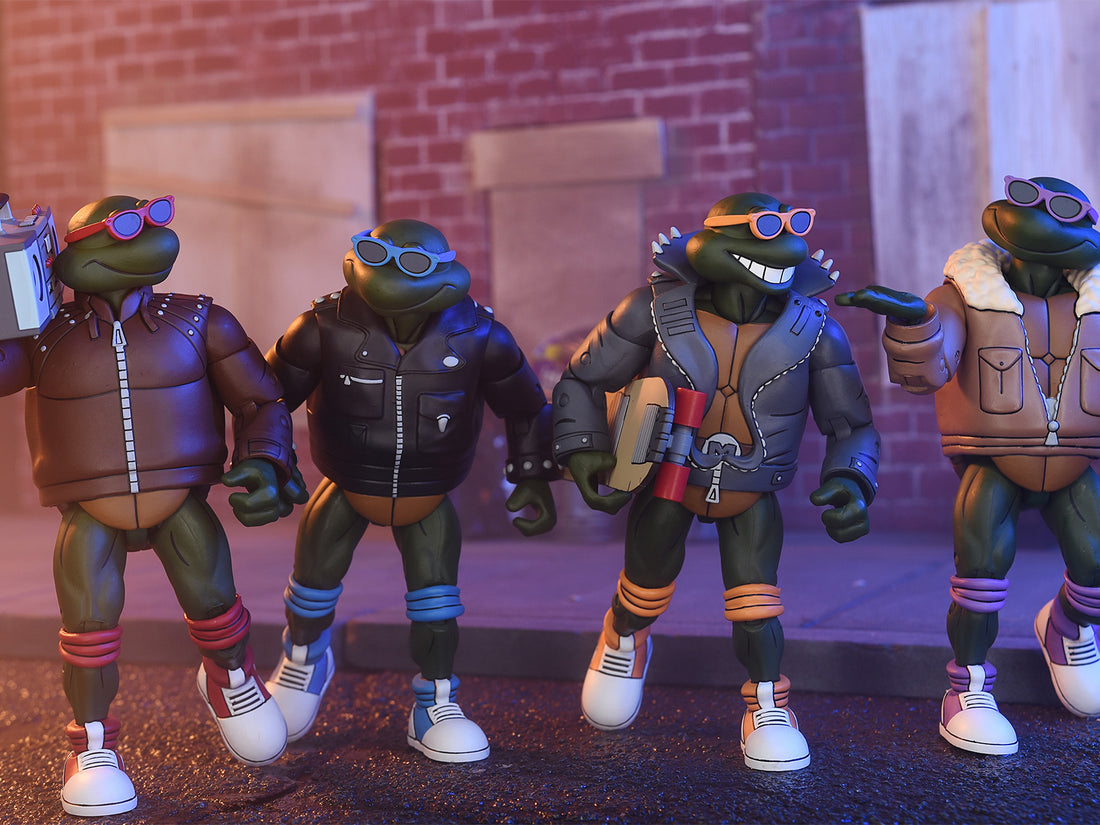 BUY NOW - TMNT (CARTOON) PUNK TURTLES 4 PACK - 7" SCALE ACTION FIGURES | NECA ONLINE