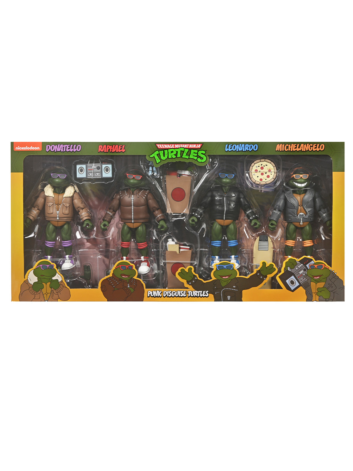 BUY NOW - TMNT (CARTOON) PUNK TURTLES 4 PACK - 7" SCALE ACTION FIGURES | NECA ONLINE