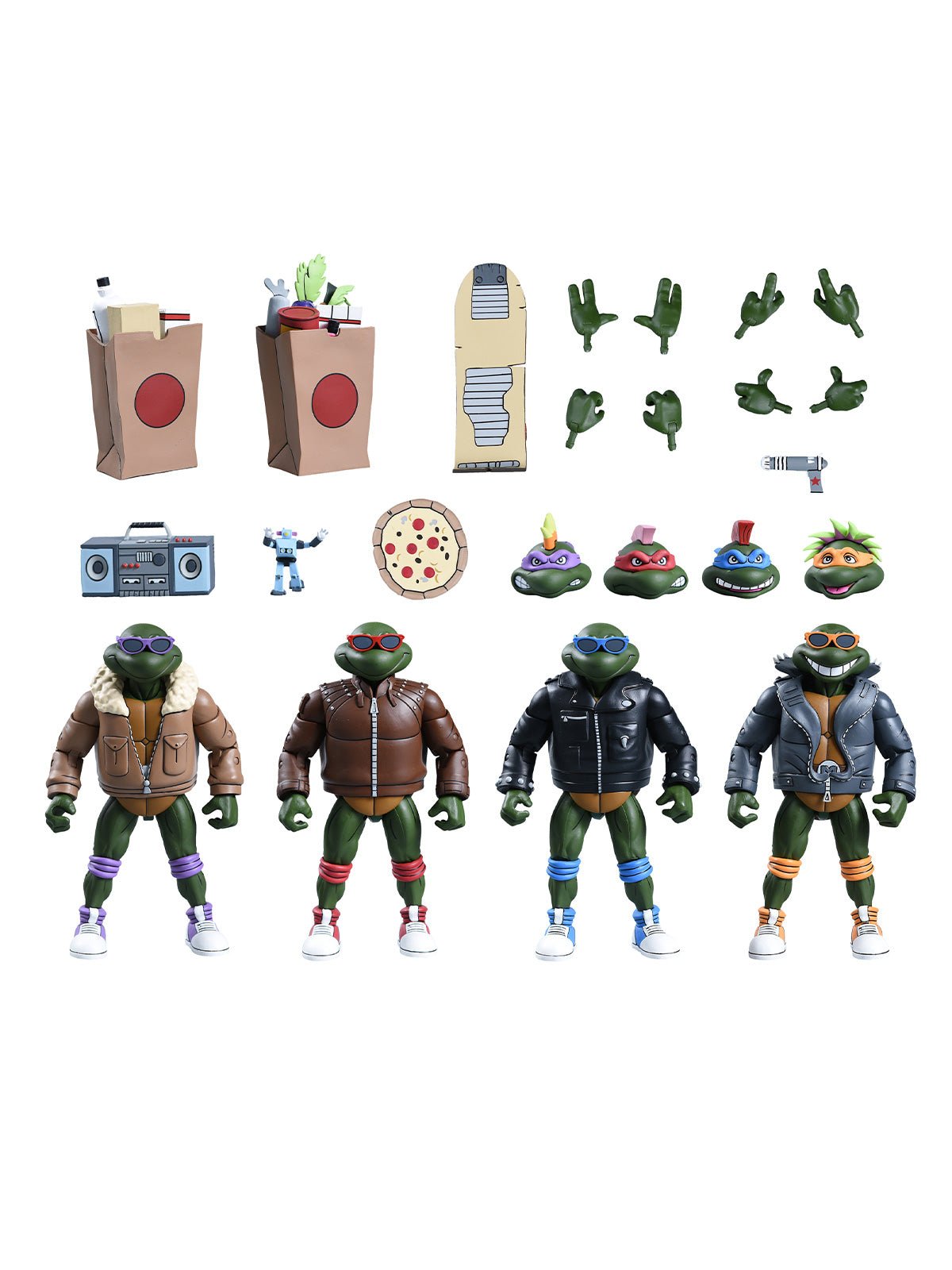 TMNT (CARTOON) PUNK TURTLES PACK 7