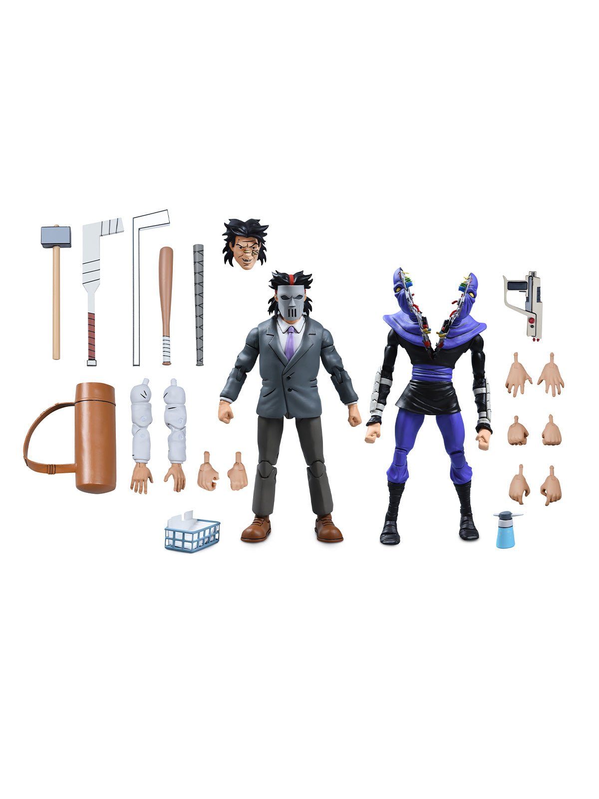 BUY NOW - TMNT BUSINESS SUIT CASEY JONES & SPLIT FOOT SOLDIER - 2 PACK - 7" SCALE ACTION FIGURES | NECA ONLINE AU