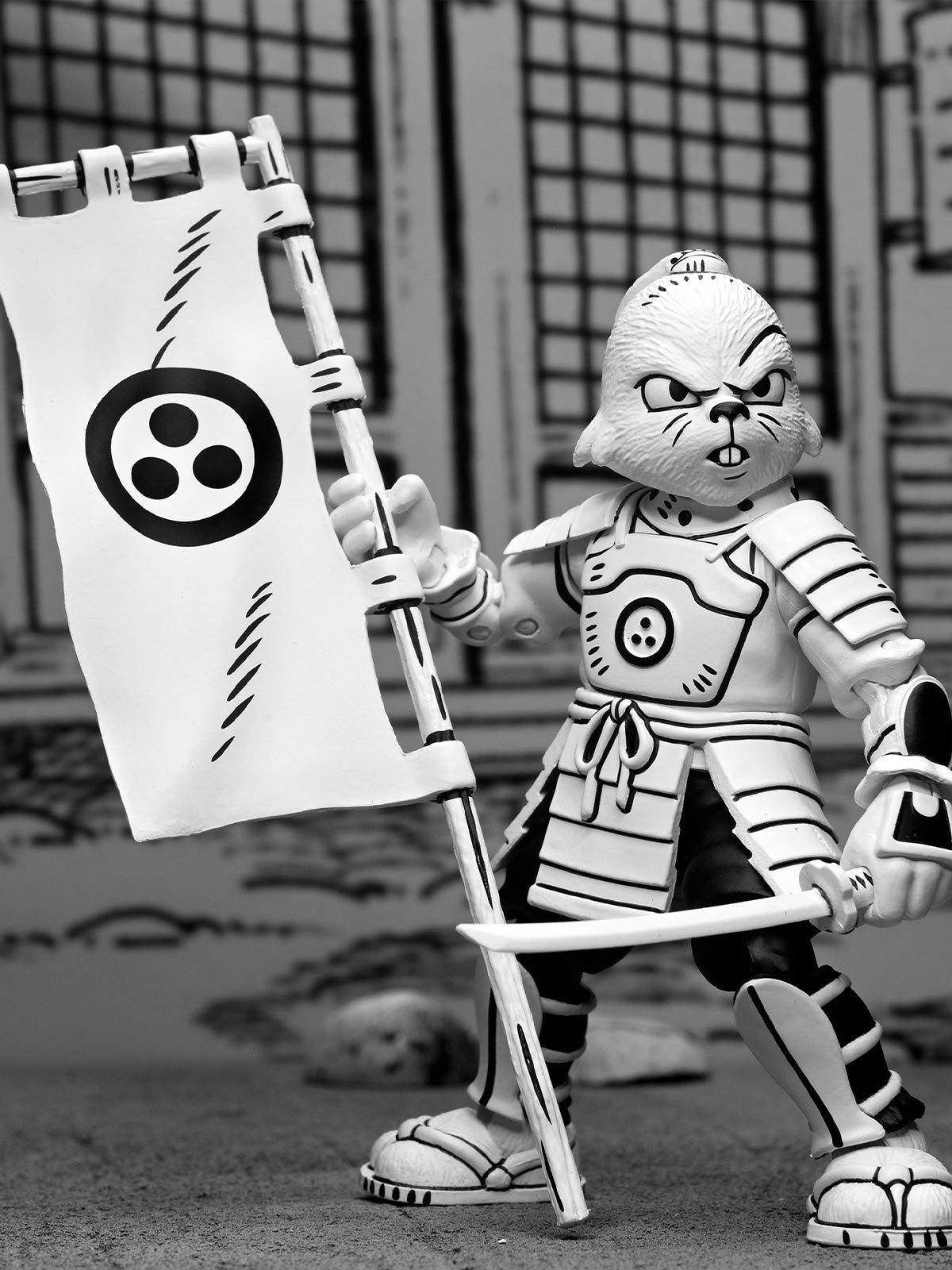 BUY NOW - SAMURAI USAGI YOJIMBO BLACK & WHITE - 7" SCALE ACTION FIGURE | NECAONLINE AU