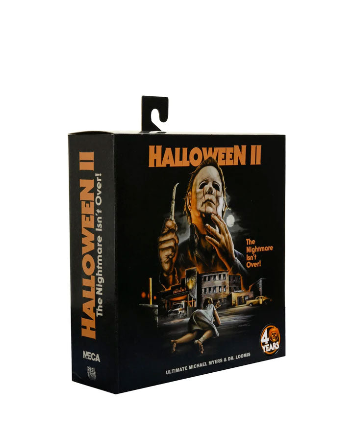 BUY HALLOWEEN - MICHAEL MYERS & DR LOOMIS ULTIMATE 2 PACK 7" ACTION FIGURES | NECA ONLINE AU