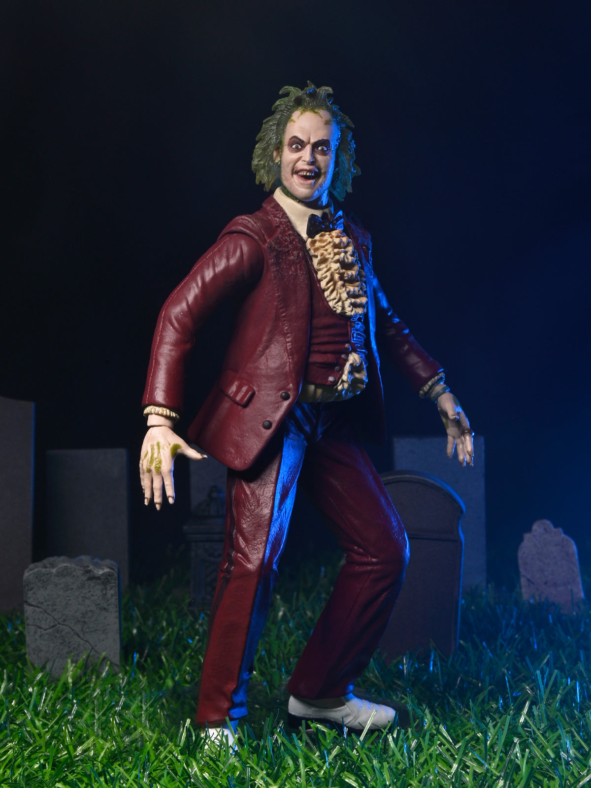 BUY NOW - BEETLEJUICE (1988) - RED TUXEDO BEETLEJUICE - 7" SCALE ACTION FIGURE | NECAONLINE AU