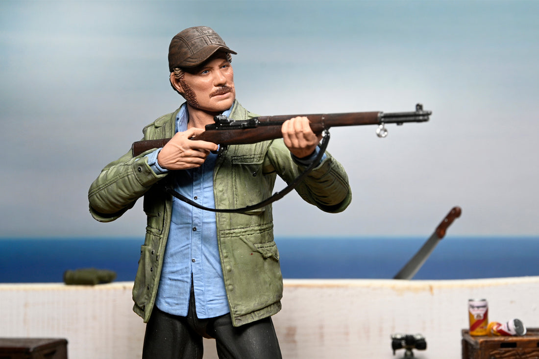BUY NOW - JAWS SAM QUINT ULTIMATE 50TH ANNIVERSARY 7″ SCALE ACTION FIGURE| NECAONLINE.COM.AU