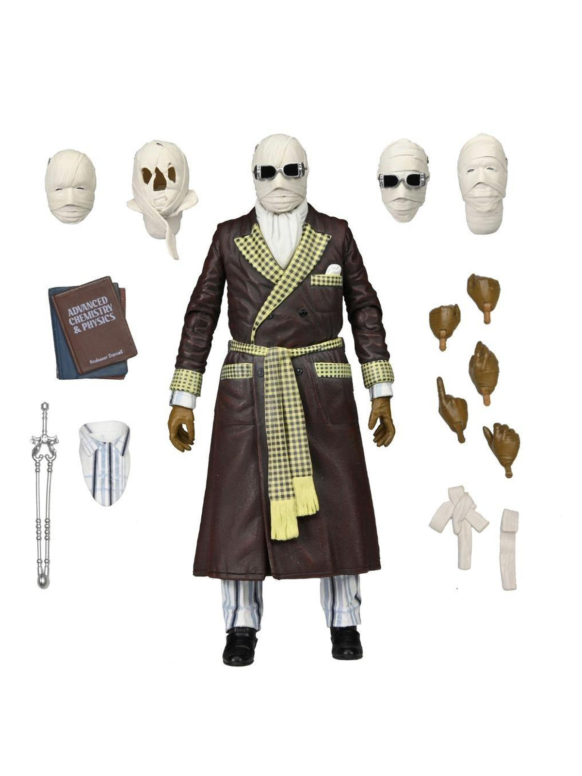 INVISIBLE MAN ULTIMATE UNIVERSAL MONSTERS FIGURE "KEMP HOUSE" (COLOUR) - 7" SCALE ACTION FIGURE