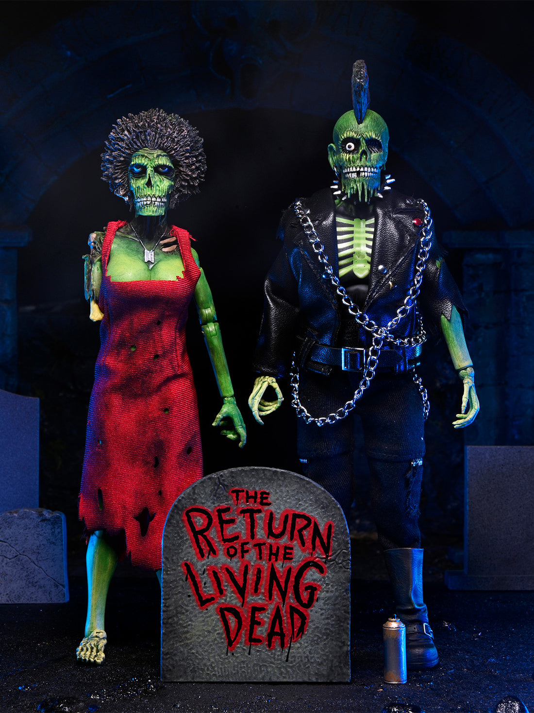 RETURN OF THE LIVING DEAD - TRASH & SUICIDE 2 PACK - 8" SCALE CLOTHED ACTION FIGURE