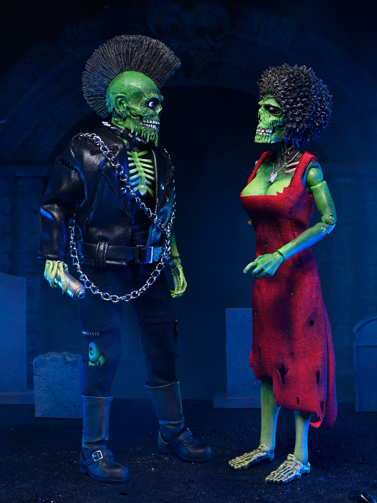 RETURN OF THE LIVING DEAD - TRASH & SUICIDE 2 PACK - 8" SCALE CLOTHED ACTION FIGURE