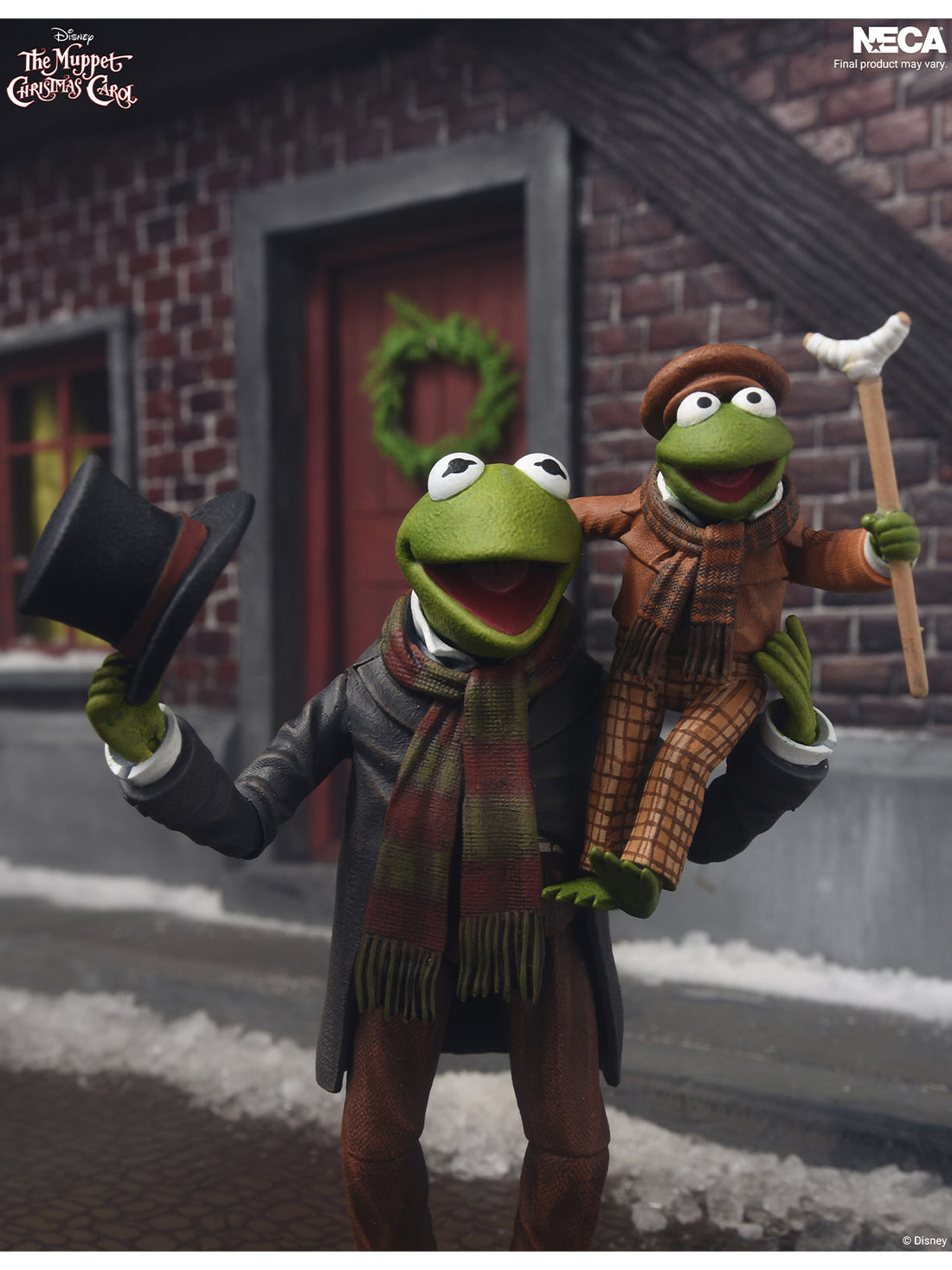 BUY NOW - THE MUPPETS - MUPPET CHRISTMAS CAROL ULTIMATE KERMIT AS BOB CRATCHIT - 7" SCALE ACTION FIGURE | NECAONLINE.COM.AU