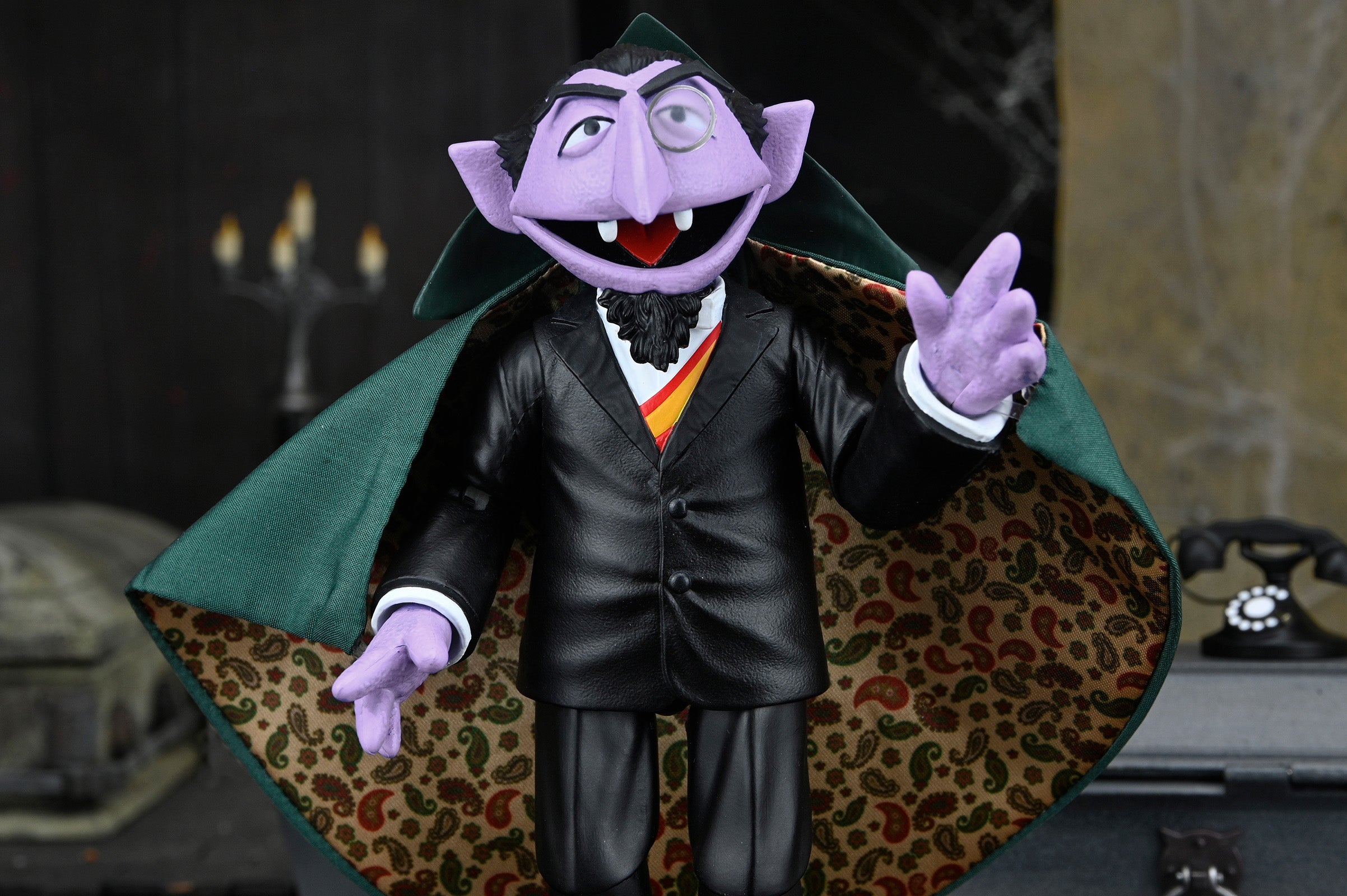 BUY NOW - SESAME STREET - ULTIMATE THE COUNT 7" SCALE ACTION FIGURE |NECAONLINE.COM.AU