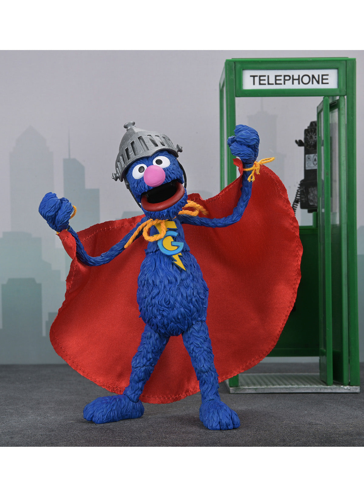 BUY NOW - SESAME STREET – ULTIMATE SUPER GROVER – 7″ SCALE ACTION FIGURE | NECAONLINE.COM.AU