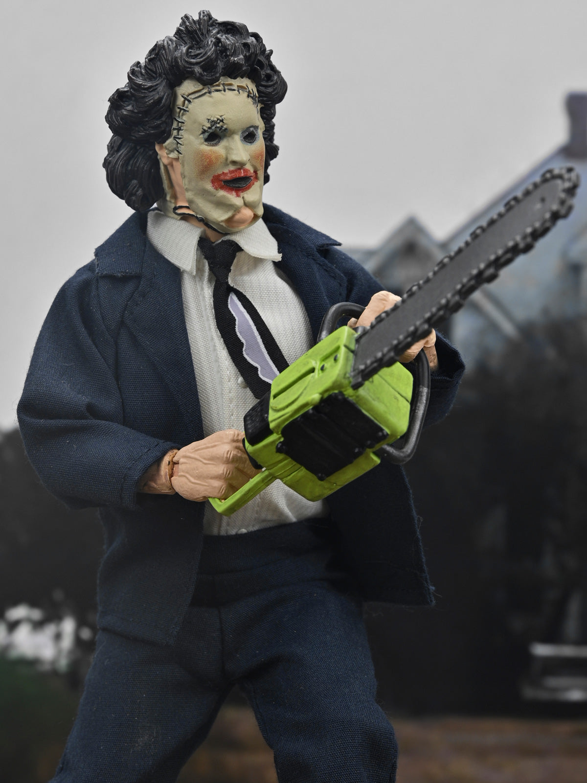 BUY NOW - TEXAS CHAINSAW MASSACRE - LEATHERFACE (PRETTY WOMAN MASK) 50TH ANNIVERSARY 8" CLOTHED ACTION FIGURE | NECAONLINE AU