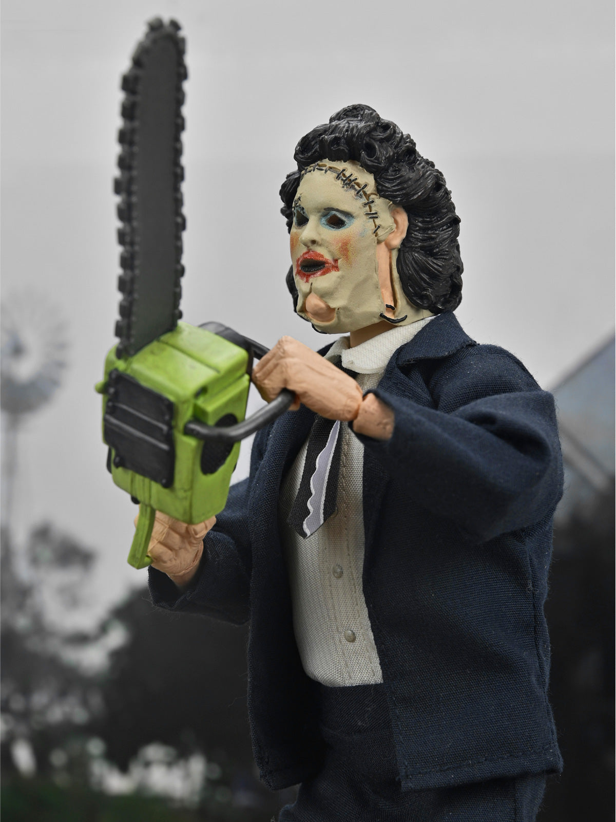 BUY NOW - TEXAS CHAINSAW MASSACRE - LEATHERFACE (PRETTY WOMAN MASK) 50TH ANNIVERSARY 8" CLOTHED ACTION FIGURE | NECAONLINE AU