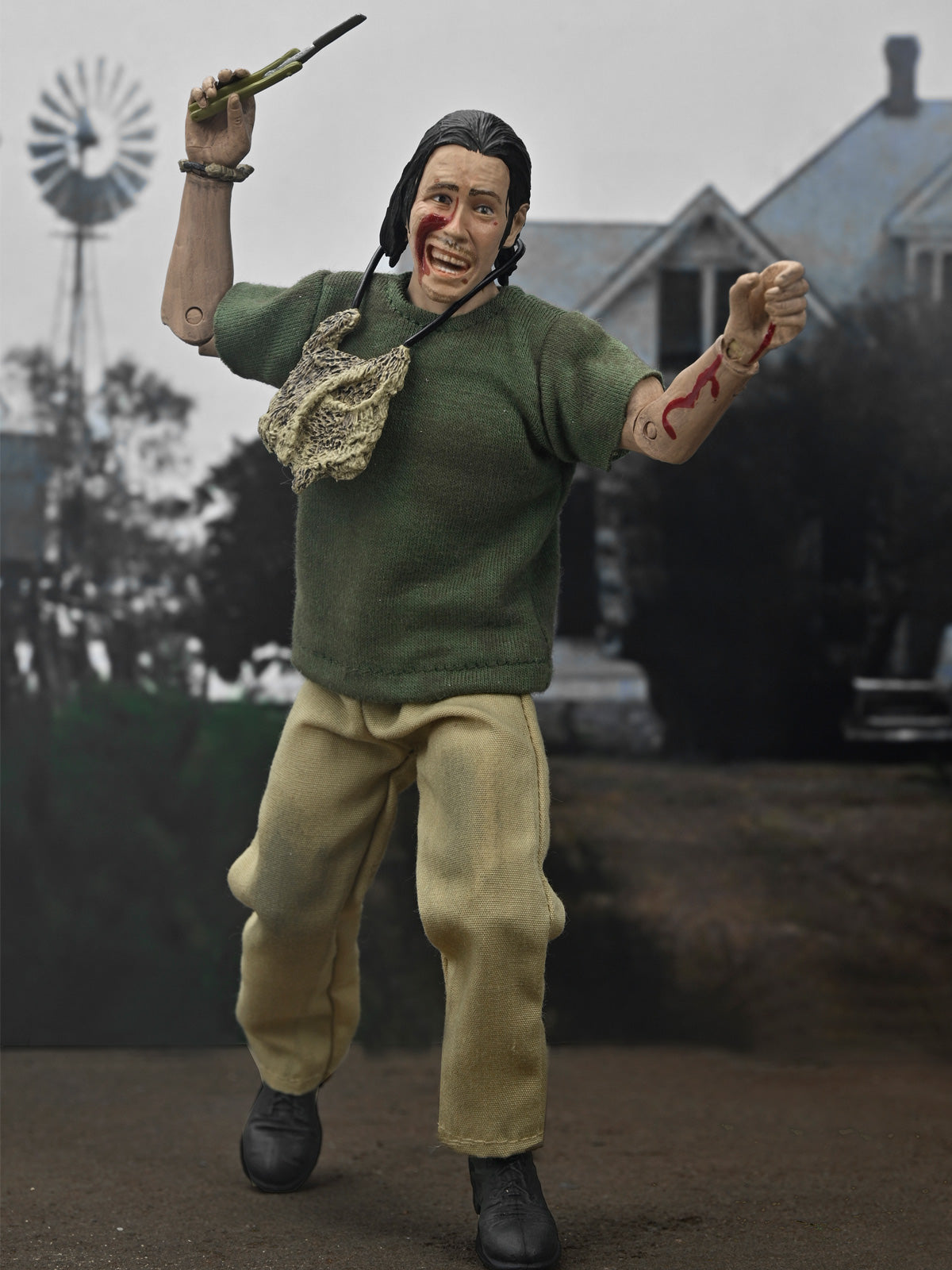 BUY NOW - TEXAS CHAINSAW MASSACRE - THE HITCHHIKER 50TH ANNIVERSARY 8" CLOTHED ACTION FIGURE | NECAONLINE AU
