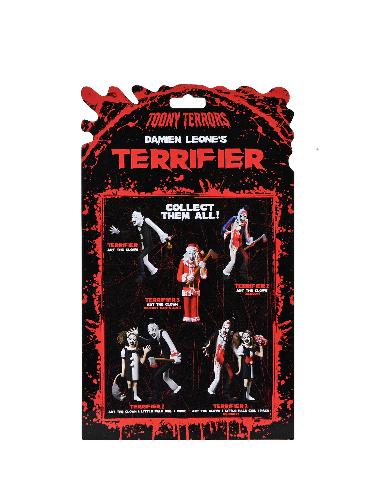 BUY NOW - TERRIFIER – ART THE CLOWN SANTA SUIT (BLOODY VERSION) 6″ SCALE FIGURE TOONY TERRORS | NECAONLINE.COM.AU