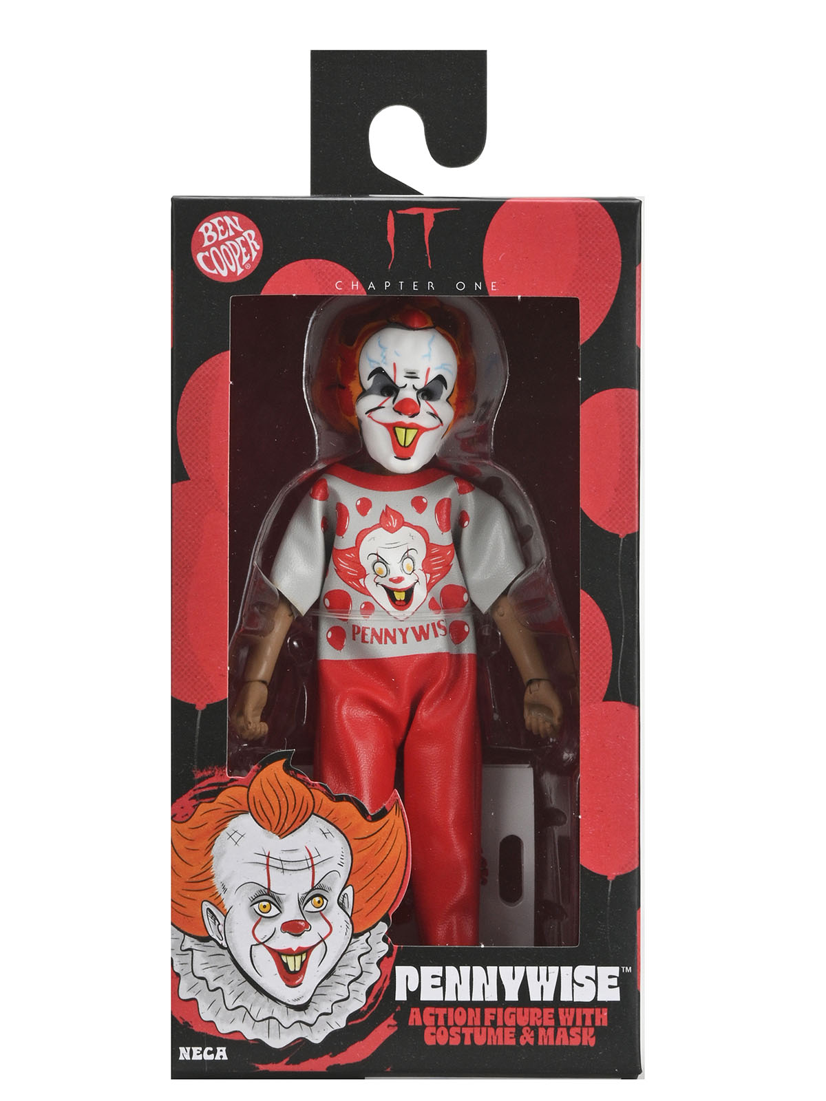 BUY NOW - BEN COOPER X IT (2017) 6″ CLOTHED FIGURE – PENNYWISE } NECAONLINE.COM.AU