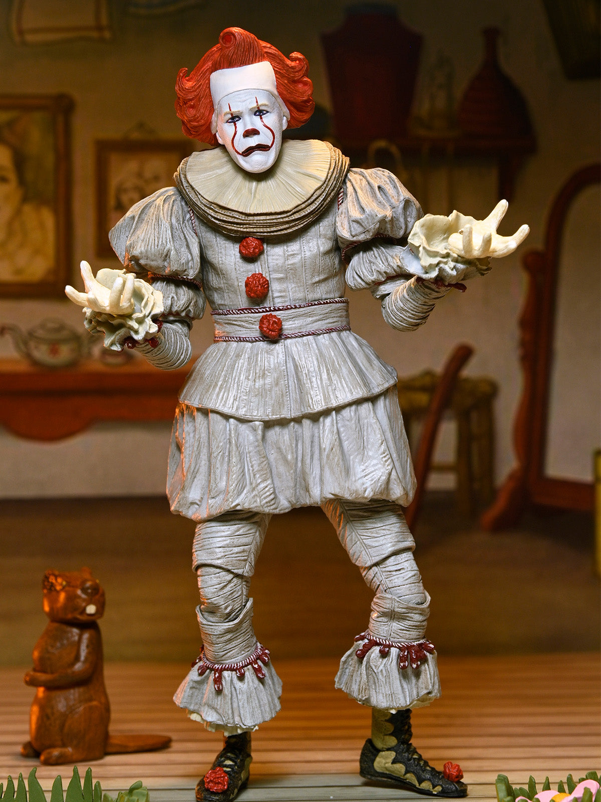 BUY NOW - WELCOME TO DERRY ULTIMATE BOB GREY AS PENNYWISE 7″ SCALE ACTION FIGURE | NECAONLINE.COM.AU