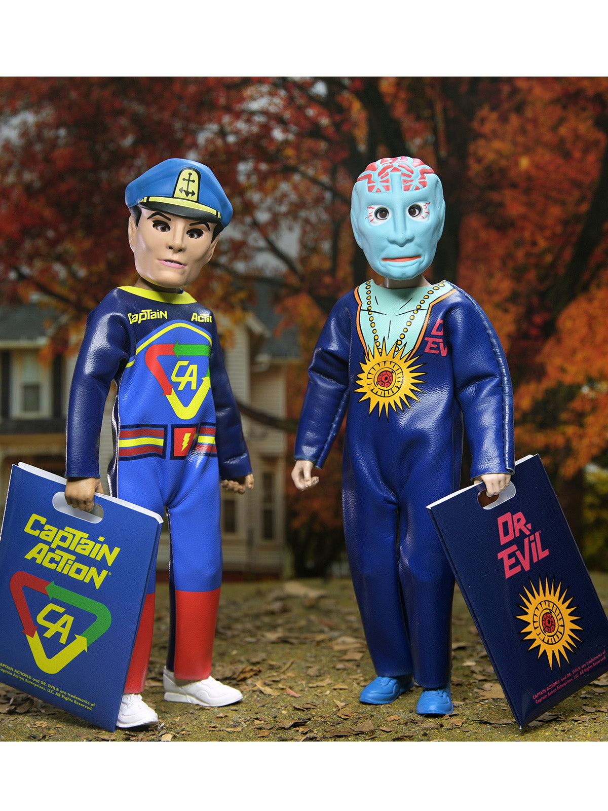BUY NOW - BEN COOPER X CAPTAIN ACTION – DR EVIL 6″ CLOTHED COSTUME FIGURE | NECAONLINE.COM.AU