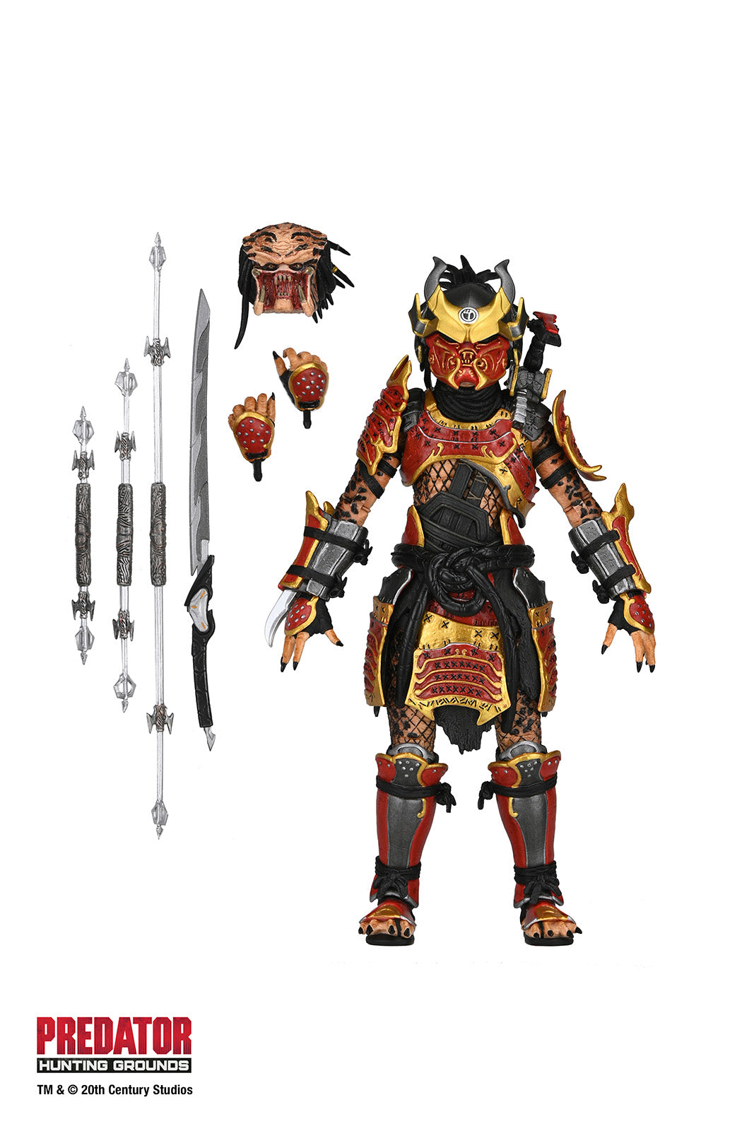 Samurai Predator 特別版 フィギュア PREDATOR HUNTING GROUNDS - ULTIMATE SAMURAI PREDATOR 7