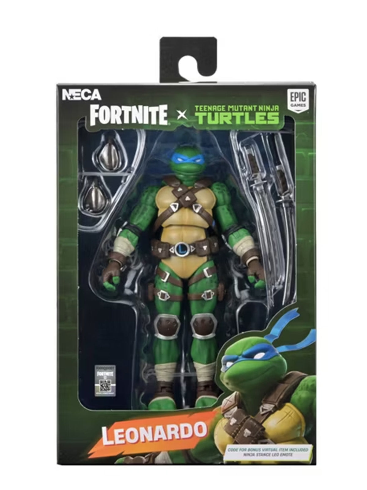 BUY NOW - FORTNITE X TMNT - LEONARDO 7" SCALE ACTION FIGURE | NECAONLINE.COM.AU