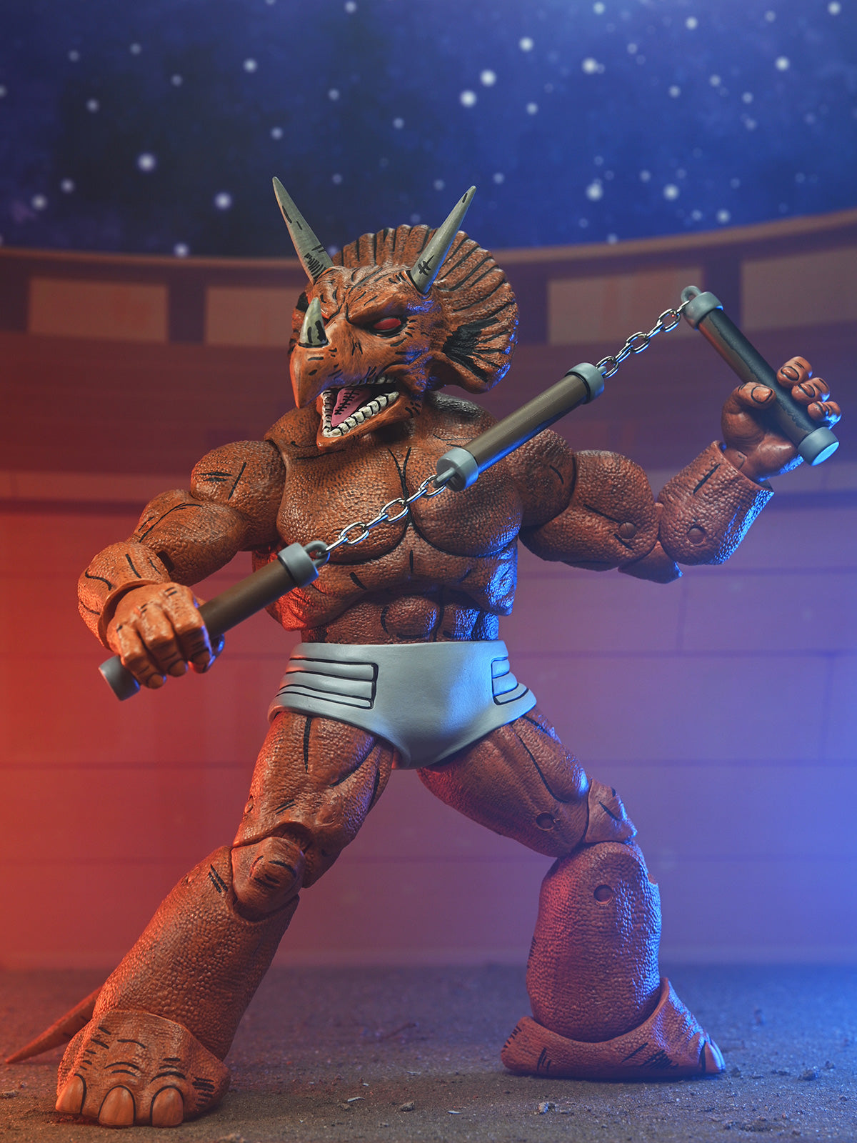 TMNT (MIRAGE COMICS) TRICERATON GLADIATOR - 7" SCALE ACTION FIGURE