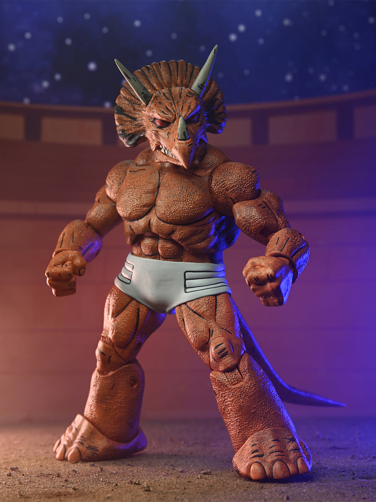 TMNT (MIRAGE COMICS) TRICERATON GLADIATOR - 7" SCALE ACTION FIGURE