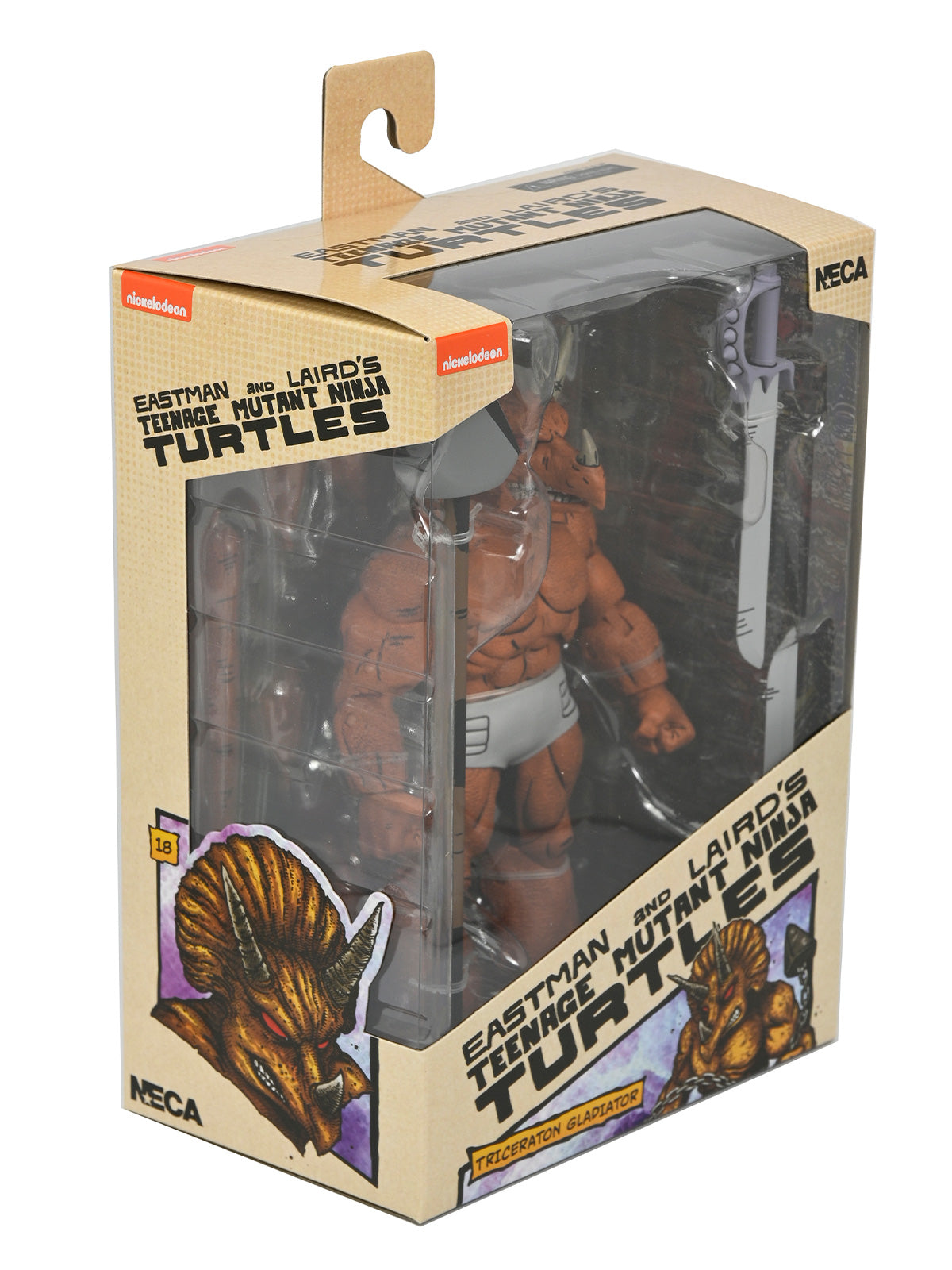 TMNT (MIRAGE COMICS) TRICERATON GLADIATOR - 7" SCALE ACTION FIGURE