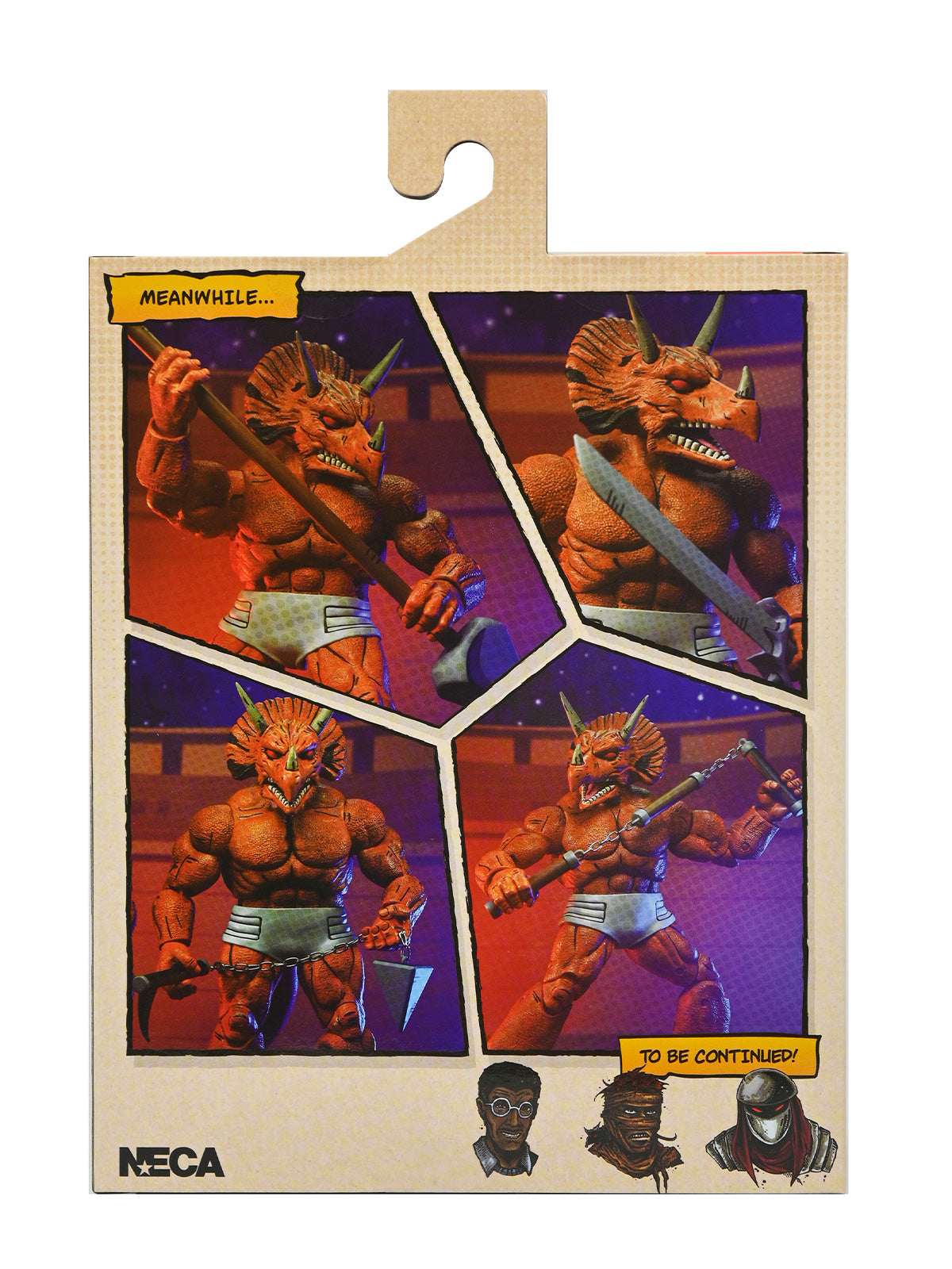 TMNT (MIRAGE COMICS) TRICERATON GLADIATOR - 7" SCALE ACTION FIGURE
