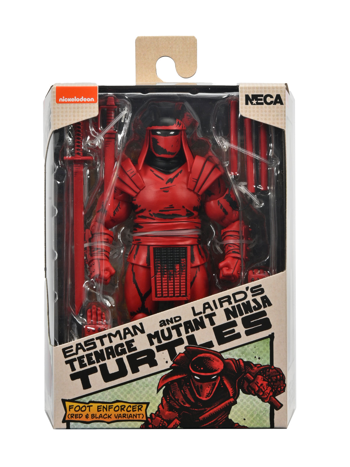 BUY NOW - TMNT RED AND BLACK FOOT ENFORCER (MIRAGE COMICS) 7″ SCALE ACTION FIGURE | NECAONLINE.COM.AU