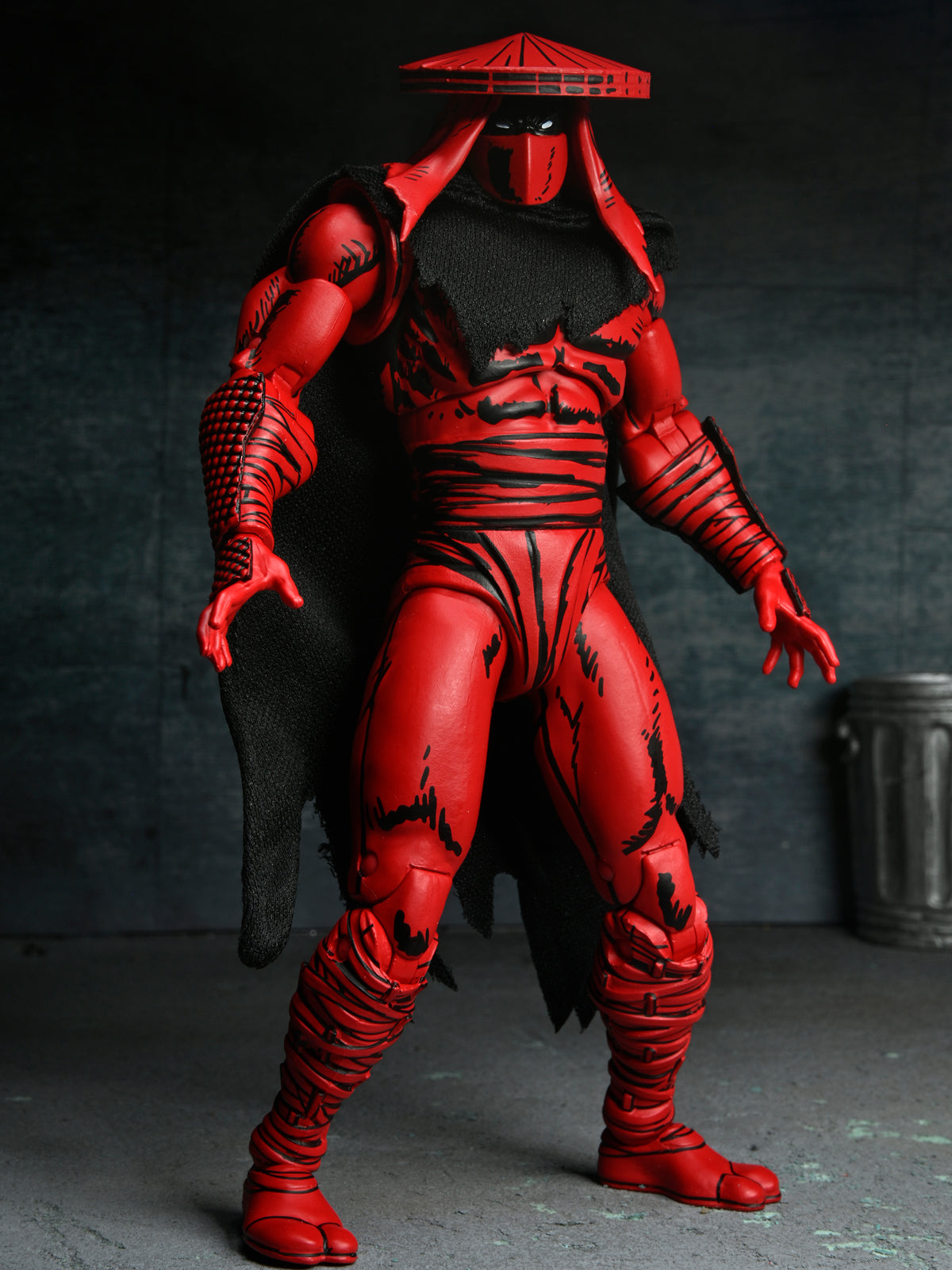BUY NOW TMNT RED AND BLACK FOOT ASSASSIN (MIRAGE COMICS) 7″ SCALE ACTION FIGURE | NECAONLINE.COM.AU