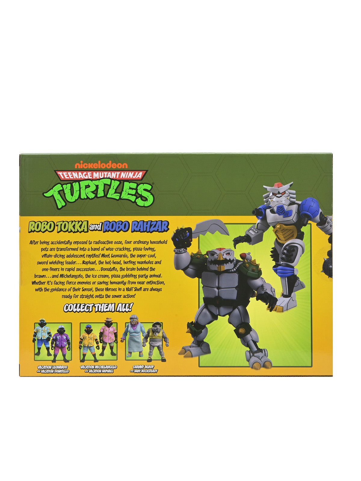 BUY NOW - TMNT (1987 CARTOON) ROBO TOKKA & RAHZAR 2-PACK 7″ SCALE ACTION FIGURES | NECAONLINE.COM.AU
