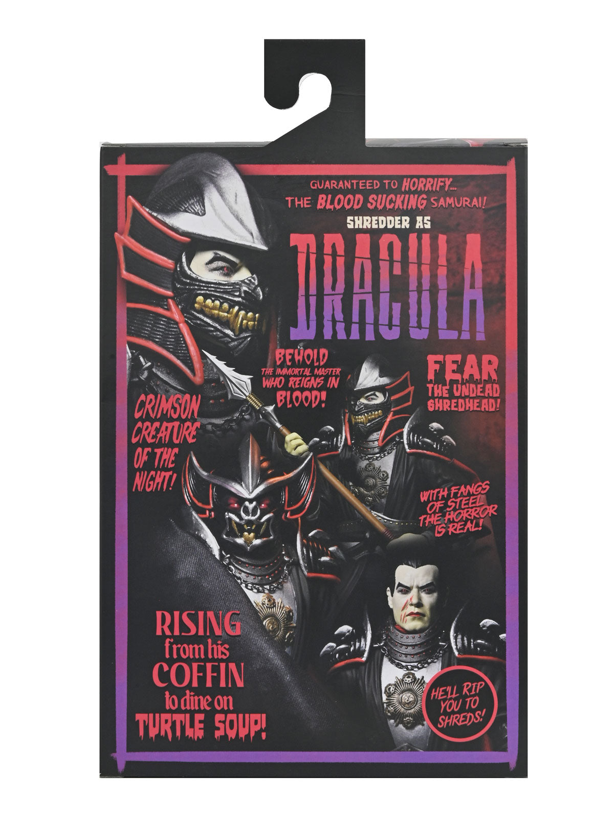 BUY NOW - TMNT X UNIVERSAL MONSTERS – SHREDDER AS DRACULA (CLASSIC COLORS) 7″ SCALE ACTION FIGURE | NECAONLINE.COM.AU