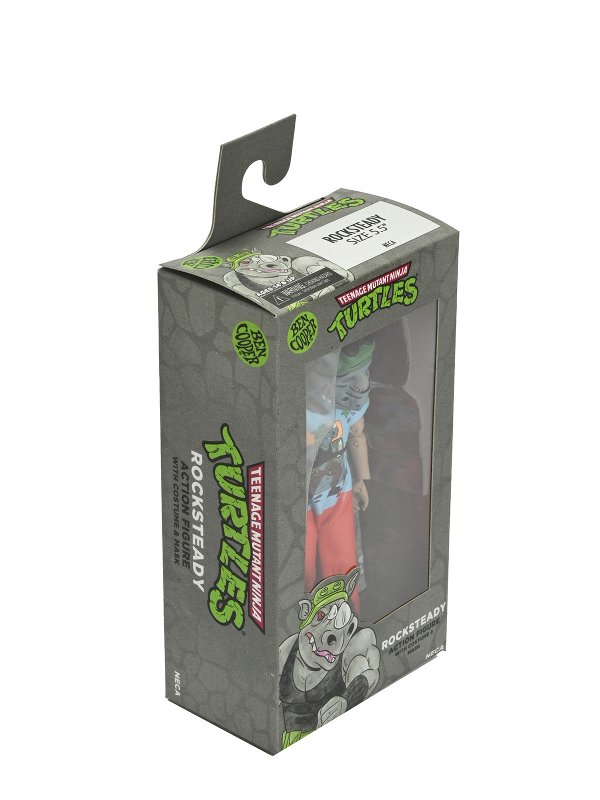 BUY NOW - BEN COOPER X TMNT ROCKSTEADY 6″ CLOTHED COSTUME ACTION FIGURE | NECAONLINE.COM.AU