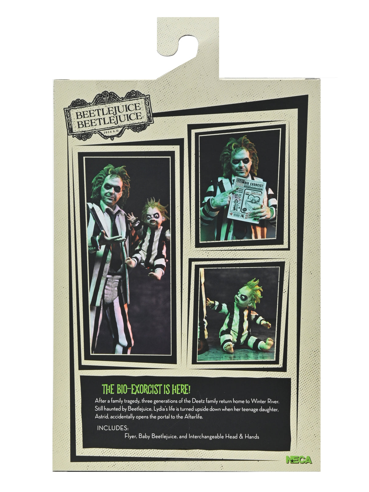 BUY NOW - BEETLEJUICE “STRIPED SUIT” BEETLEJUICE BEETLEJUICE ULTIMATE 7″ SCALE ACTION FIGURE| NECAONLINE.COM.AU
