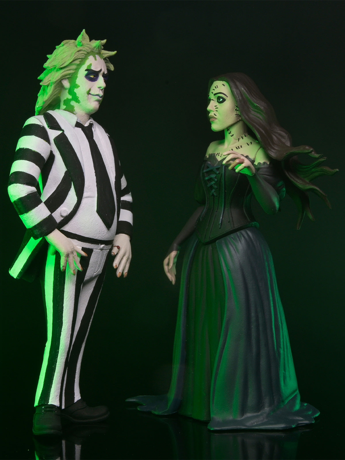 BEETLEJUICE BEETLEJUICE - TOONY TERRORS BEETLEJUICE & DELORES 2 PACK - 6" SCALE ACTION FIGURES