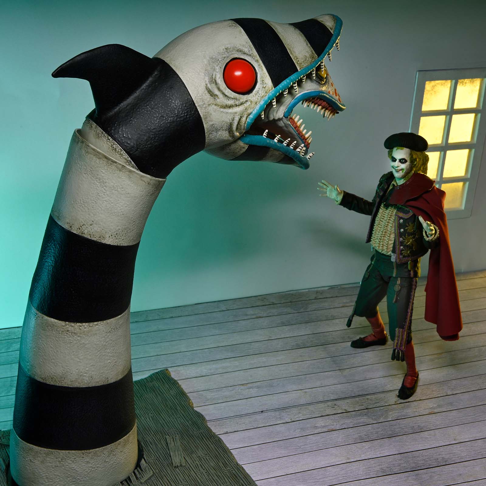 BUY NOW - BEETLEJUICE BEETLEJUICE ULTIMATE “MATADOR” BEETLEJUICE & SANDWORM 7″ 2-PACK SCALE ACTION FIGURES | NECAONLINE.COM.AU