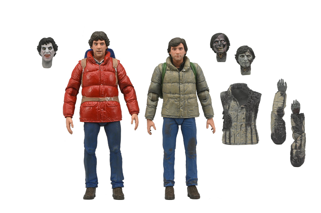 AN AMERICAN WEREWOLF IN LONDON - JACK AND DAVID 2 PACK - 7" SCALE ACTION FIGURES